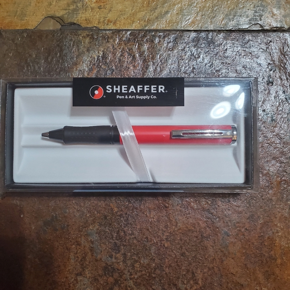 New Sheaffer Award Matte Red Ballpoint Pen